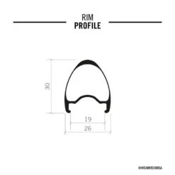 Coppia Ruote In Carbonio VISION TC30 DB CL Disc -Vendite SRAM 26317 coppia ruote in carbonio vision tc30 db cl disc 3
