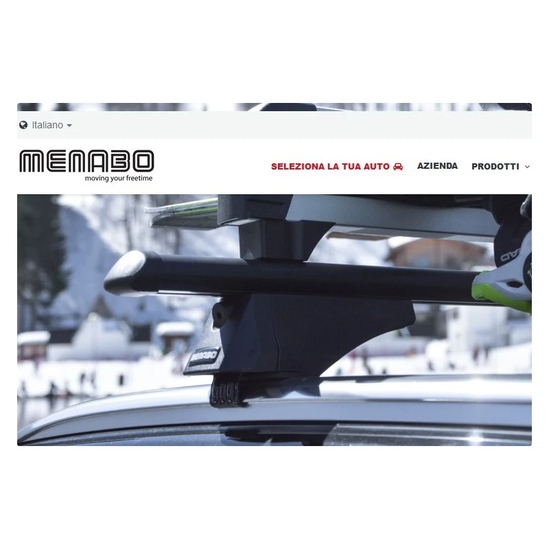 Barra Portatutto MENABO' Tiger Black 3 Barra Portatutto MENABO' Tiger Black - immagine 3