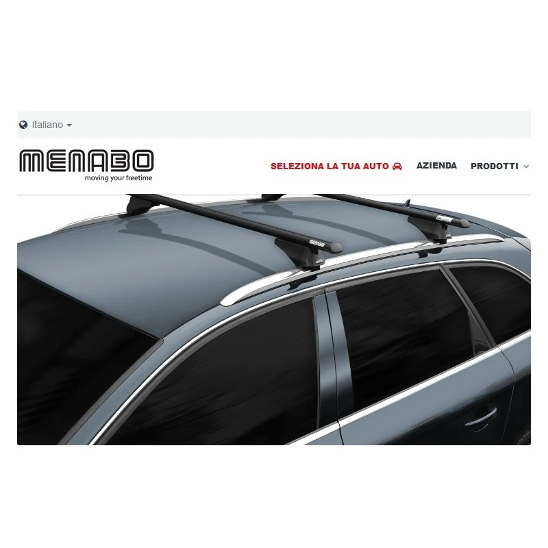 Barra Portatutto MENABO' Tiger Black 4 Barra Portatutto MENABO' Tiger Black - immagine 4