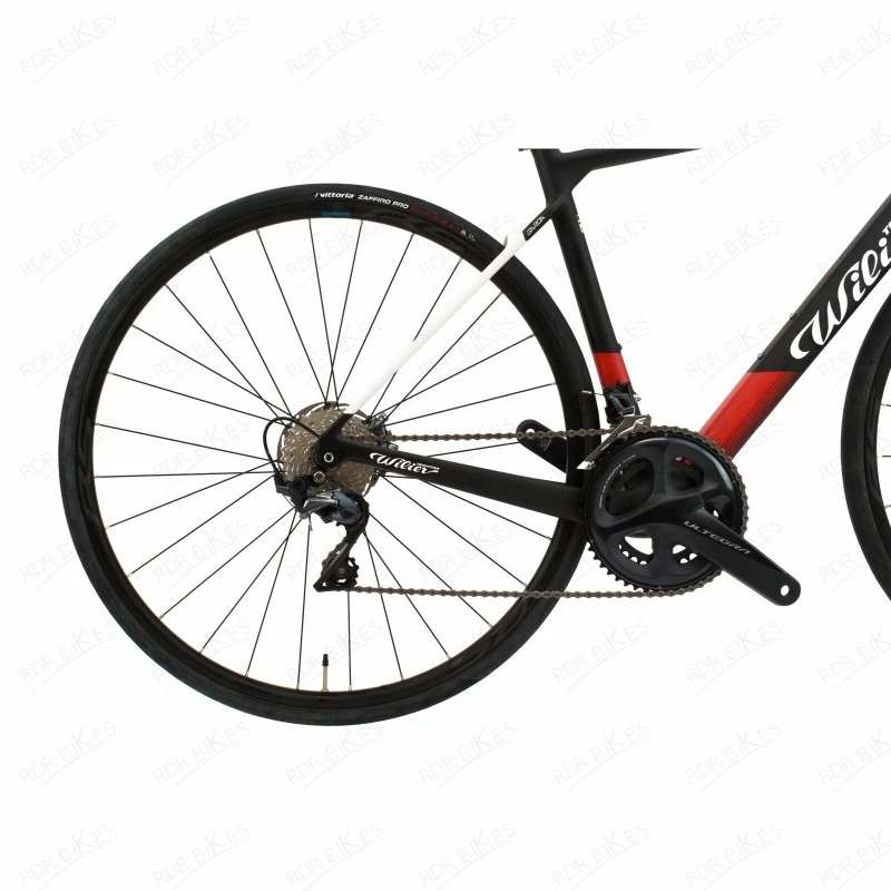 Bici Da Corsa In Carbonio WILIER Garda Ultegra Disc BLACK-RED 2 Bici Da Corsa In Carbonio WILIER Garda Ultegra Disc BLACK-RED - immagine 2