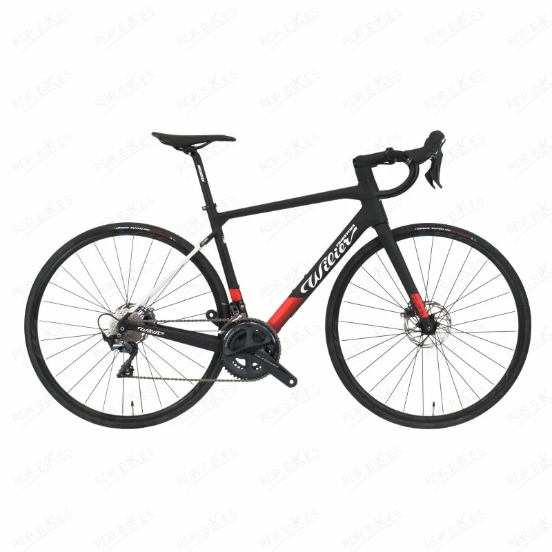 Bici Da Corsa In Carbonio WILIER Garda Ultegra Disc BLACK-RED 1 Bici Da Corsa In Carbonio WILIER Garda Ultegra Disc BLACK-RED
