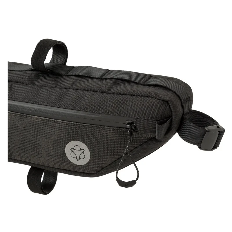 Borsa Orizzontale Al Telaio Bikepacking AGU VENTURE 3litri Nera HI-VIS 12 Borsa Orizzontale Al Telaio Bikepacking AGU VENTURE 3litri Nera HI-VIS - immagine 12