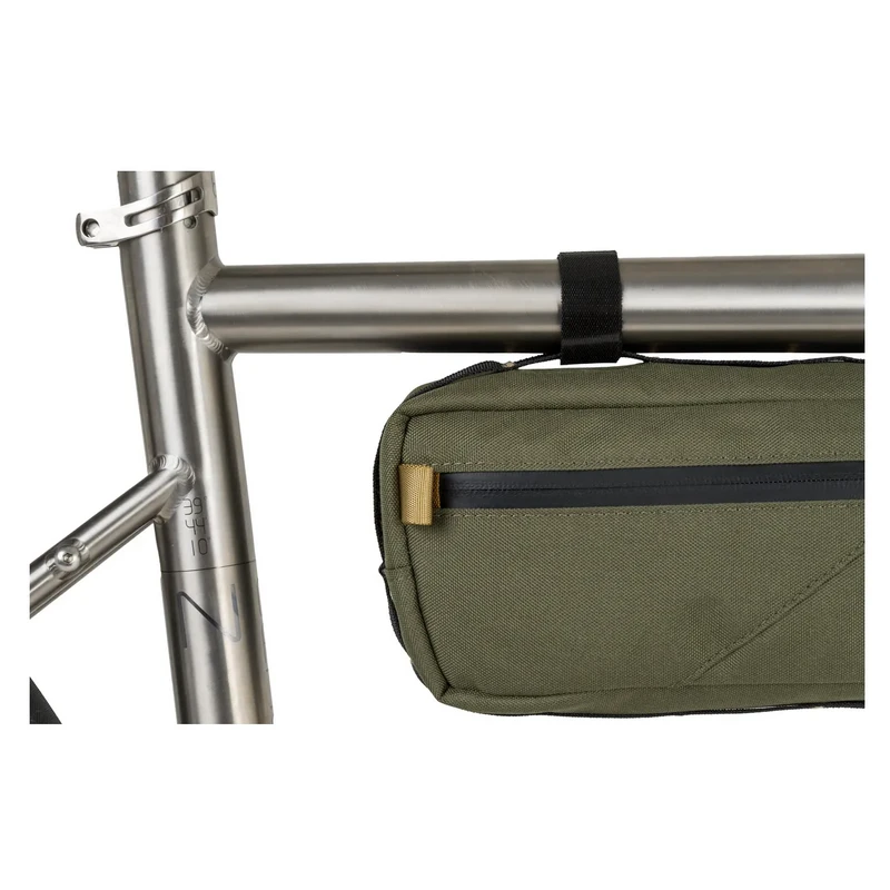 Borsa Orizzontale Al Telaio Bikepacking AGU VENTURE 4 Litri Blu ARMY Green 2 Borsa Orizzontale Al Telaio Bikepacking AGU VENTURE 4 Litri Blu ARMY Green - immagine 2