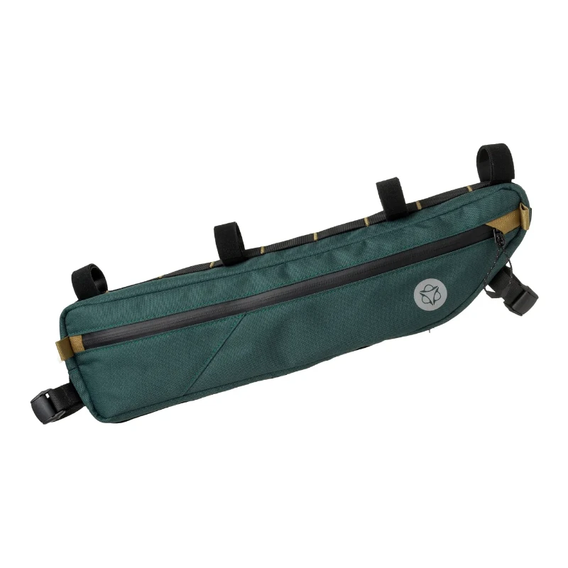 Borsa Orizzontale Al Telaio Bikepacking AGU VENTURE 4 Litri Verde 1 Borsa Orizzontale Al Telaio Bikepacking AGU VENTURE 4 Litri Verde