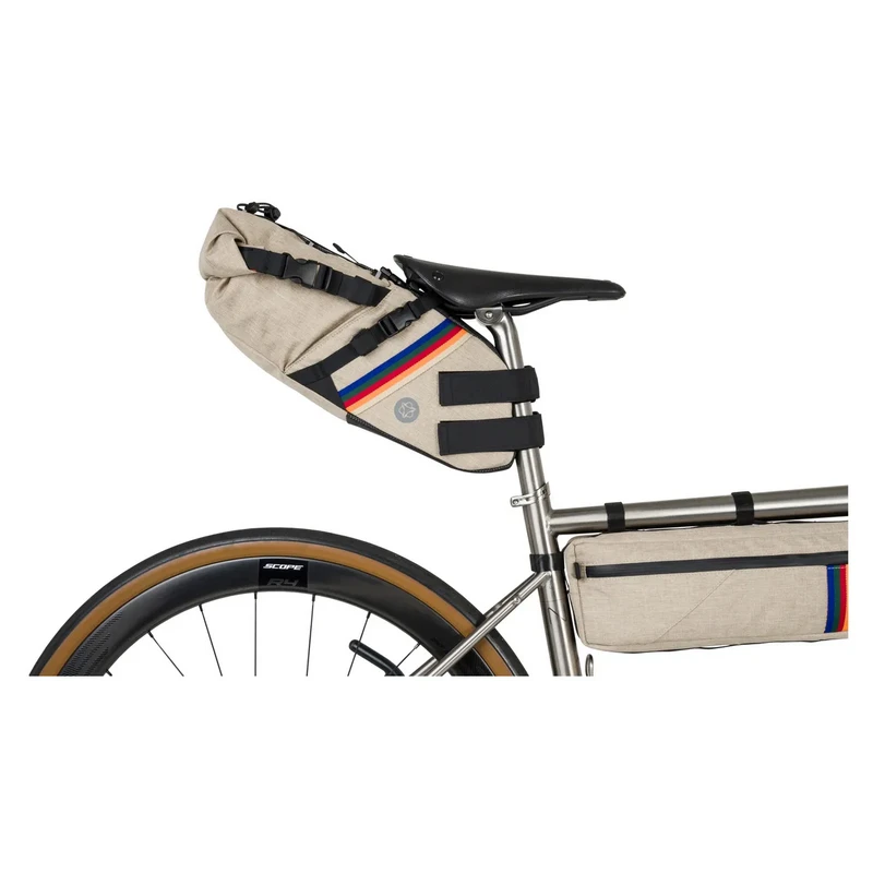 Borsa Posteriore Sottosella Bikepacking AGU VENTURE 10 Litri Vintage 4 Borsa Posteriore Sottosella Bikepacking AGU VENTURE 10 Litri Vintage - immagine 4