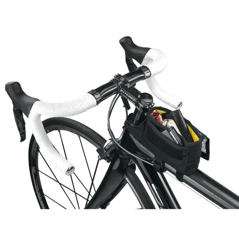 Borsello Tubo Orizzontale Topeak TriBag (0,6 L) Con Cinturini In Velcro E Copertura Antipioggia 1 Borsello Tubo Orizzontale Topeak TriBag (0,6 L) Con Cinturini In Velcro E Copertura Antipioggia