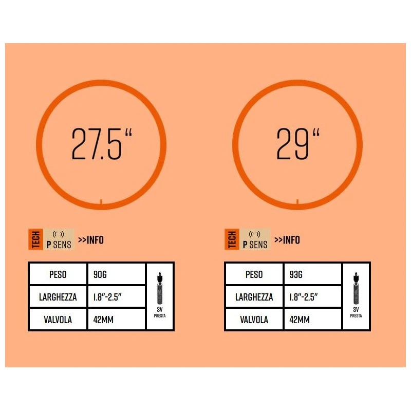 Camera D'aria Antiforatura TUBOLITO TUBO Psens Con Sensore Di Pressione 3 Camera D'aria Antiforatura TUBOLITO TUBO Psens Con Sensore Di Pressione - immagine 3