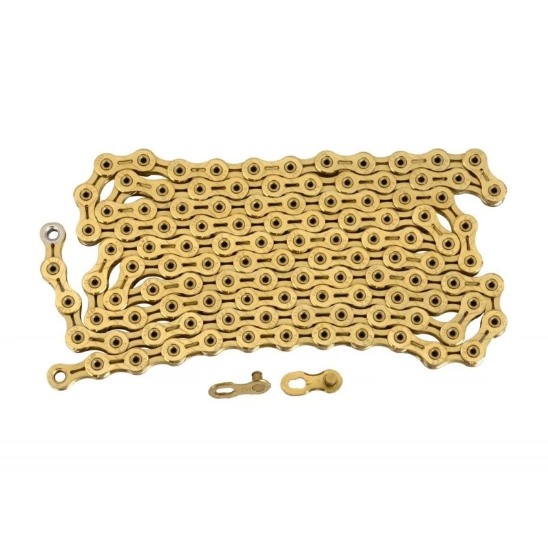 Catena KMC X11-EL Gold 11 Velocita' 114 Link 2 Catena KMC X11-EL Gold 11 Velocita' 114 Link - immagine 2