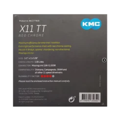 Catena KMC X11 TT NEO CROME Extra Light 11 Velocita' Special Edition -Vendite SRAM catena kmc x11 tt neo crome extra light 11 velocita special edition 2