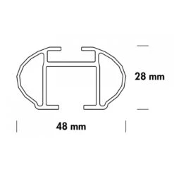 Barre Portatutto Fabbri Alluminio Universali Rail ALU VIVA 3 120 Cm 6 Barre Portatutto Fabbri Alluminio Universali Rail ALU VIVA 3 120 Cm -Vendite SRAM fabbri alu viva 3 120 cm 2