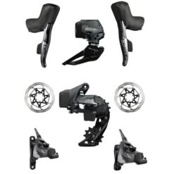 Kit Gruppo Elettronico SRAM FORCE E-Tap AXS 2x12v UPGRADE DISC HRD