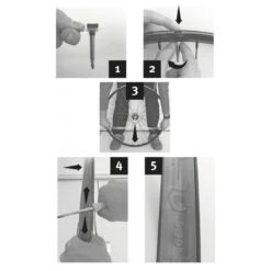 KIT Tubeless In Silicone Effetto Mariposa Caffelatex Tubeless STRIP PLUS -Vendite SRAM kit tubeless in silicone effetto mariposa caffelatex tubeless strip plus 3