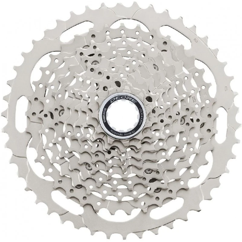 Pacco Pignoni MTB Shimano DEORE CS-M4100-10, 10 Velocità 11-46 1 Pacco Pignoni MTB Shimano DEORE CS-M4100-10, 10 Velocità 11-46