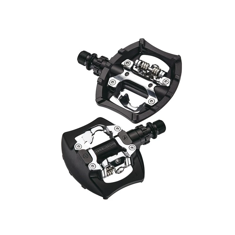 Pedali MTB EXUSTAR E PM 811 Flat + SPD 1 Pedali MTB EXUSTAR E PM 811 Flat + SPD