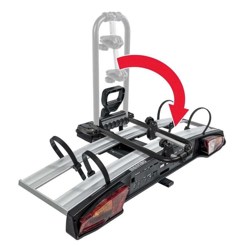 Portabici Da Gancio Traino MENABO' ALCOR Per EBIKE 3 Bici 3 Portabici Da Gancio Traino MENABO' ALCOR Per EBIKE 3 Bici - immagine 3