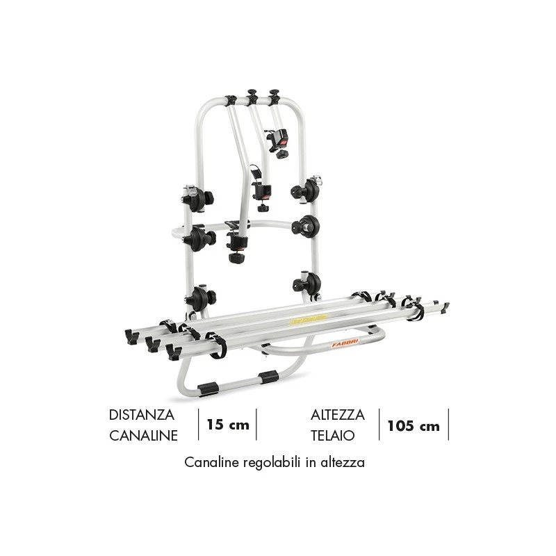 Portabici Posteriore Fabbri BICI OK 3 VAN Per 3 Bici 1 Portabici Posteriore Fabbri BICI OK 3 VAN Per 3 Bici