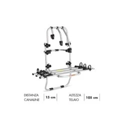 Portabici Posteriore Fabbri BICI OK MTB VAN 3 Bici