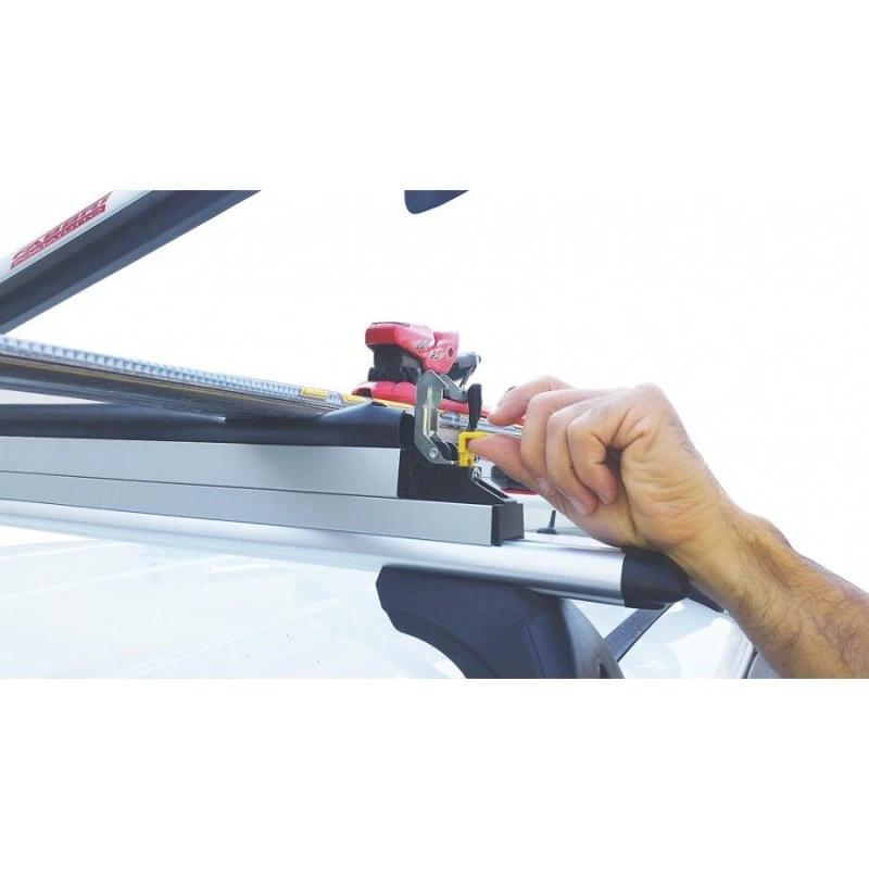 Portasci Per Barre Da Tetto FABBRI ALUSKI & BOARD 5 Estensibile 3 Portasci Per Barre Da Tetto FABBRI ALUSKI & BOARD 5 Estensibile - immagine 3