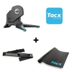 Rulli Bici TACX FLUX 2 Smart T2980.61 + Fascia Cardio + Tappetino + 6 Mesi App OMAGGIO