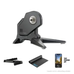 Rulli Bici TACX FLUX T2900 S Smart 2022 + Fascia Cardio + Tappetino + 6 Mesi App OMAGGIO