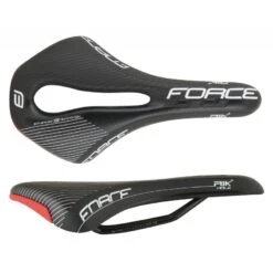 Sella Per Bici Force RIK Forata Nera